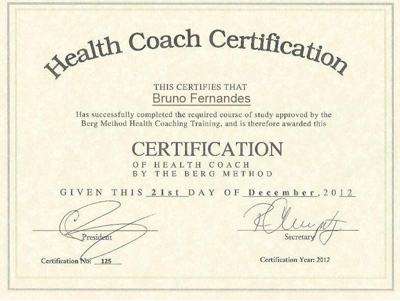 certificado coach de emagrecimento