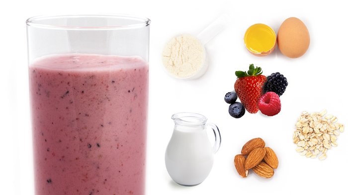 shake proteico caseiro