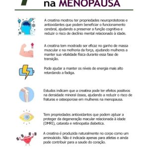 Descubra os 4 Beneficios da Creatina na Menopausa
