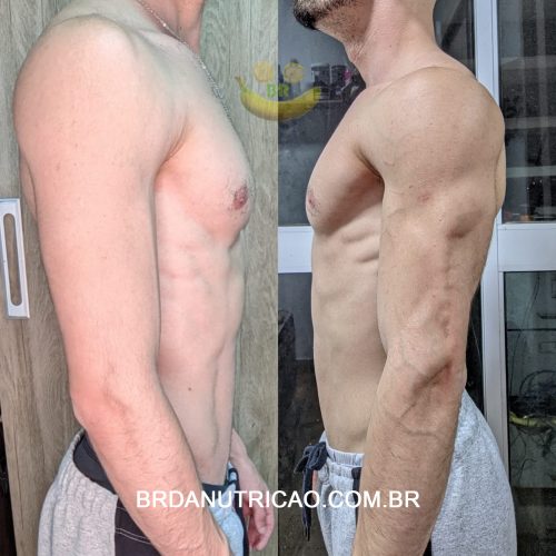 antes depois definição muscular