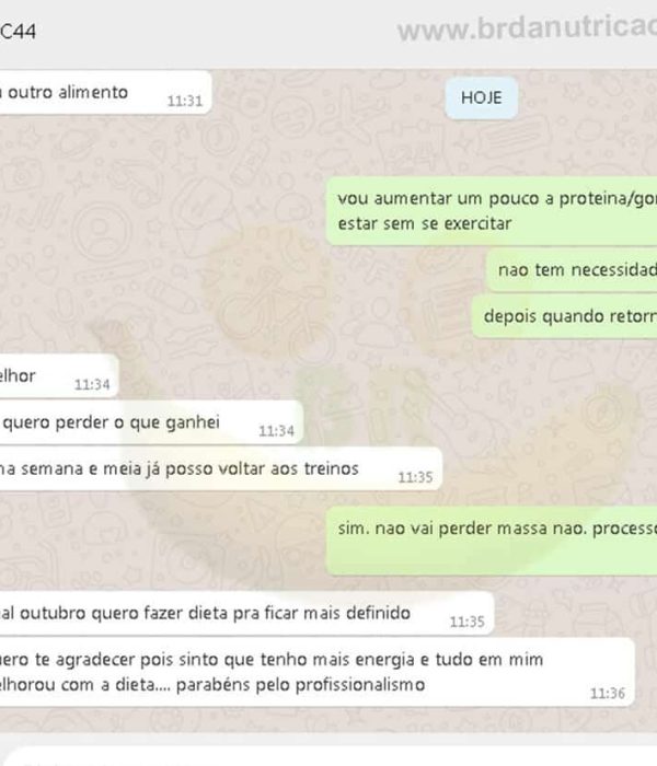 Nutrição & Consultoria Fitness Online 24 "Quero te agradecer pois sinto que tenho mais energia e tudo em mim melhorou com a dieta..." Adão