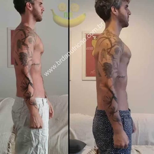 Nutrição & Consultoria Fitness Online 13 Acredite se quiser: Apenas uma (1) semana de diferença entre as fotos.