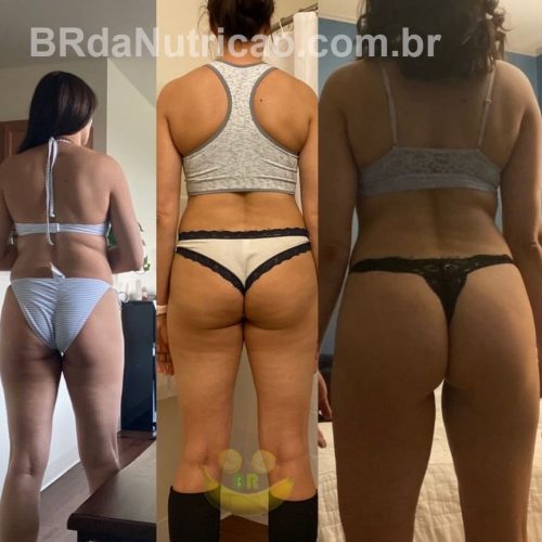 falsa magra antes e depois